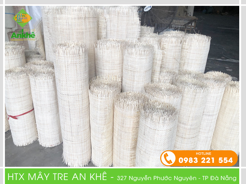 Mành mây cám caro